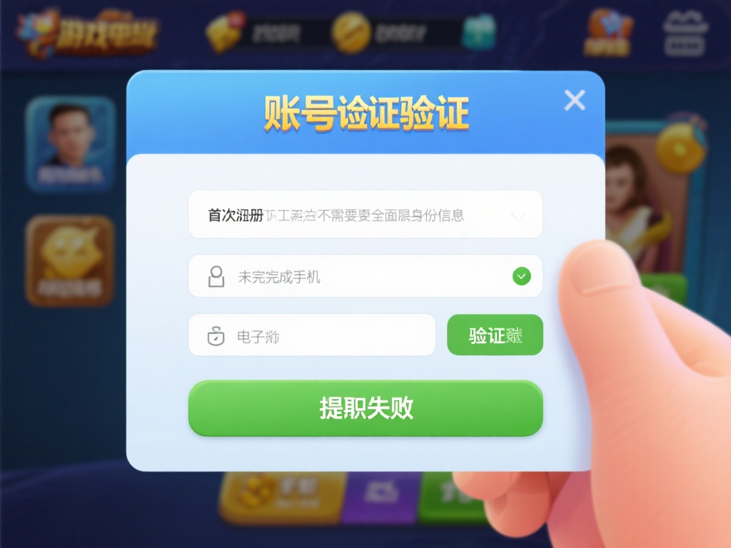提现失败的最常见原因之一是账号验证不完善。许多游戏