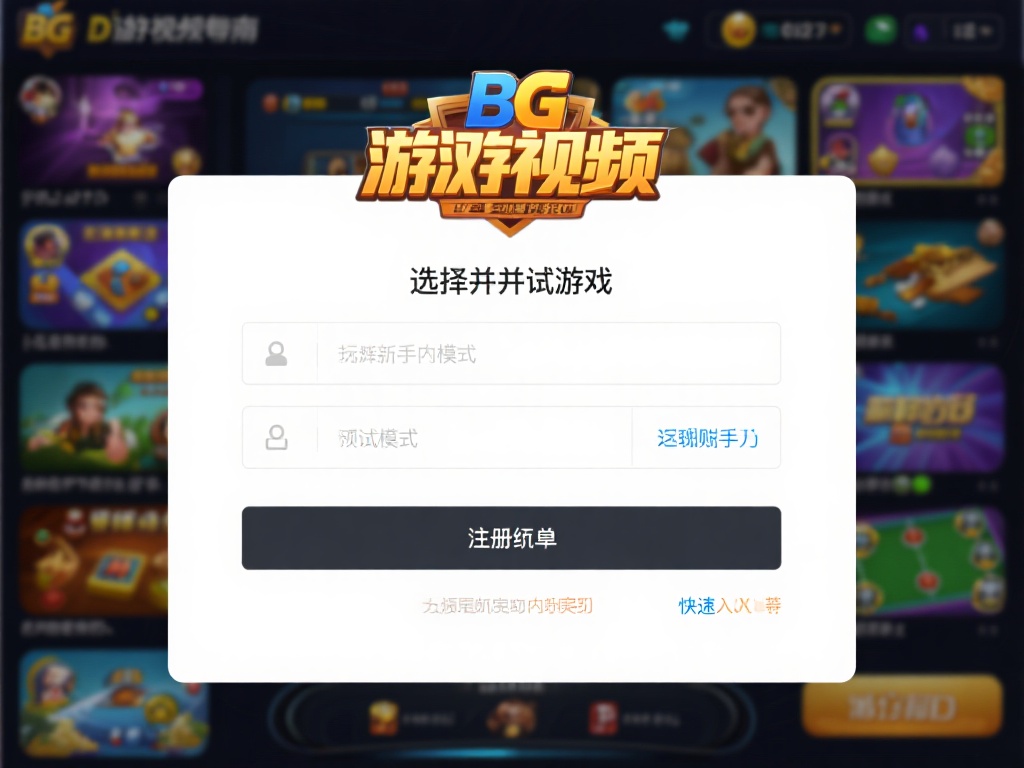 选择并试玩游戏：注册完成后，即可浏览各种游戏选项。
