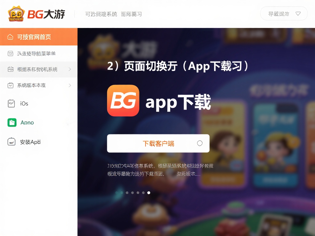 2.&nbsp;页面切换至“app下载”模块
进入官网后，